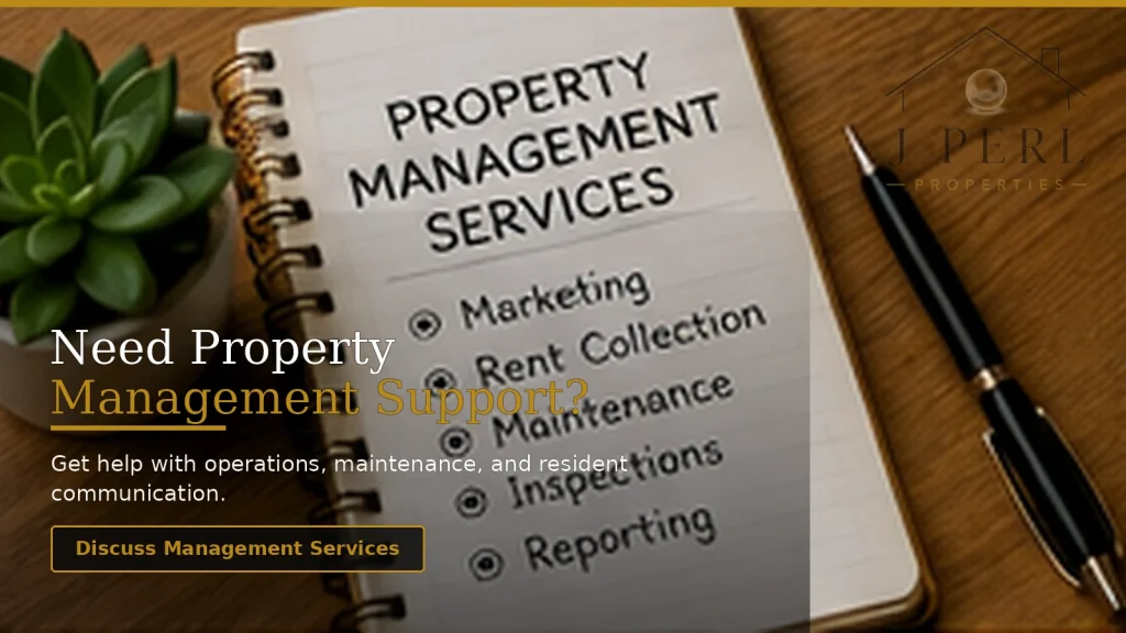 Learn about property management support from J Perl Properties